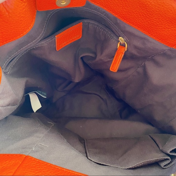 Marc Jacobs Orange Oversized Tote / Crossbody Bag - Picture 5 of 6